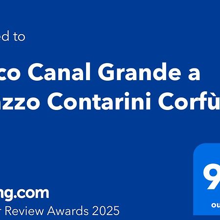 Attico Canal Grande A Palazzo Contarini Corfu Венеция Экстерьер фото