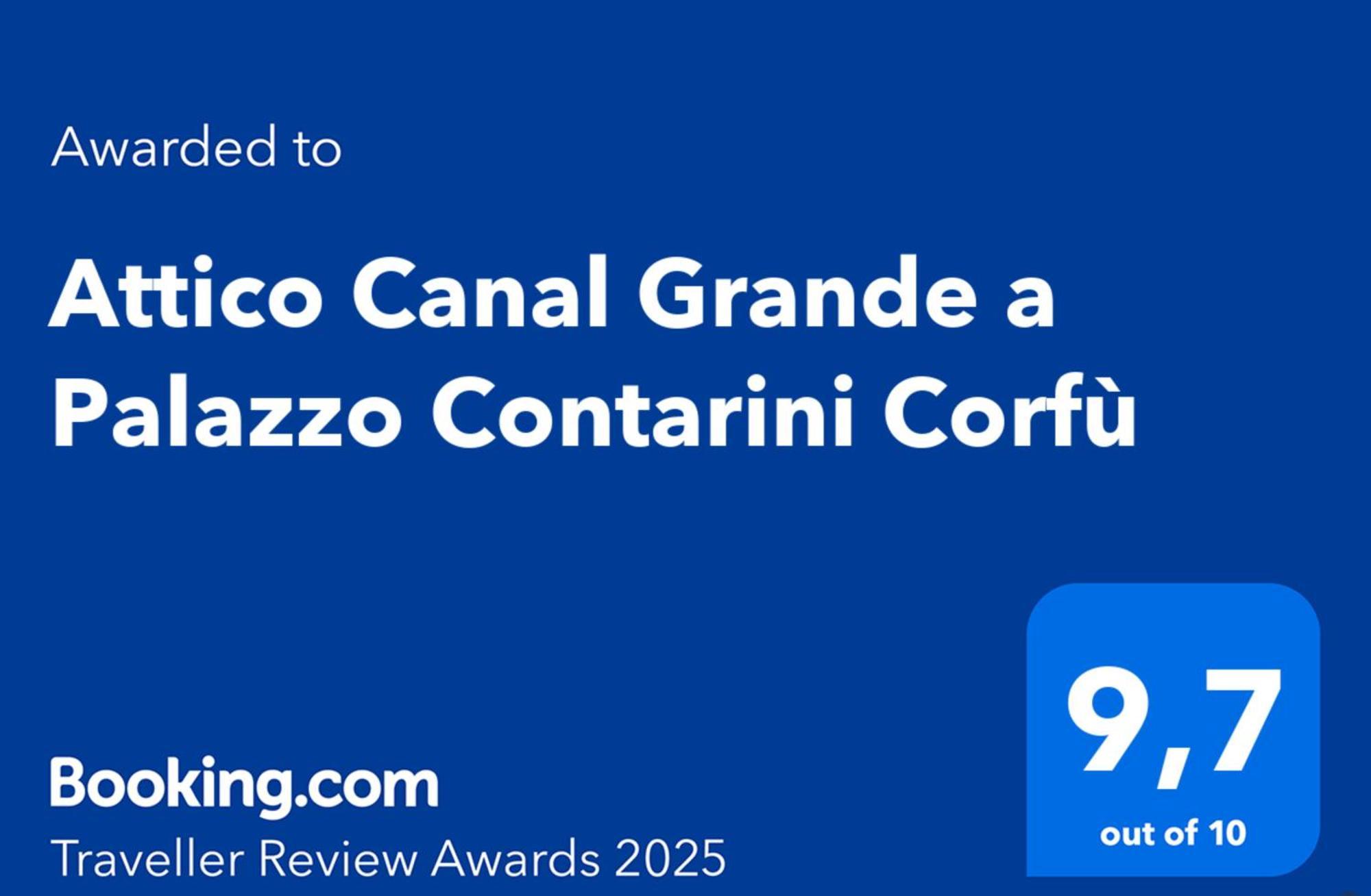 Attico Canal Grande A Palazzo Contarini Corfu Венеция Экстерьер фото